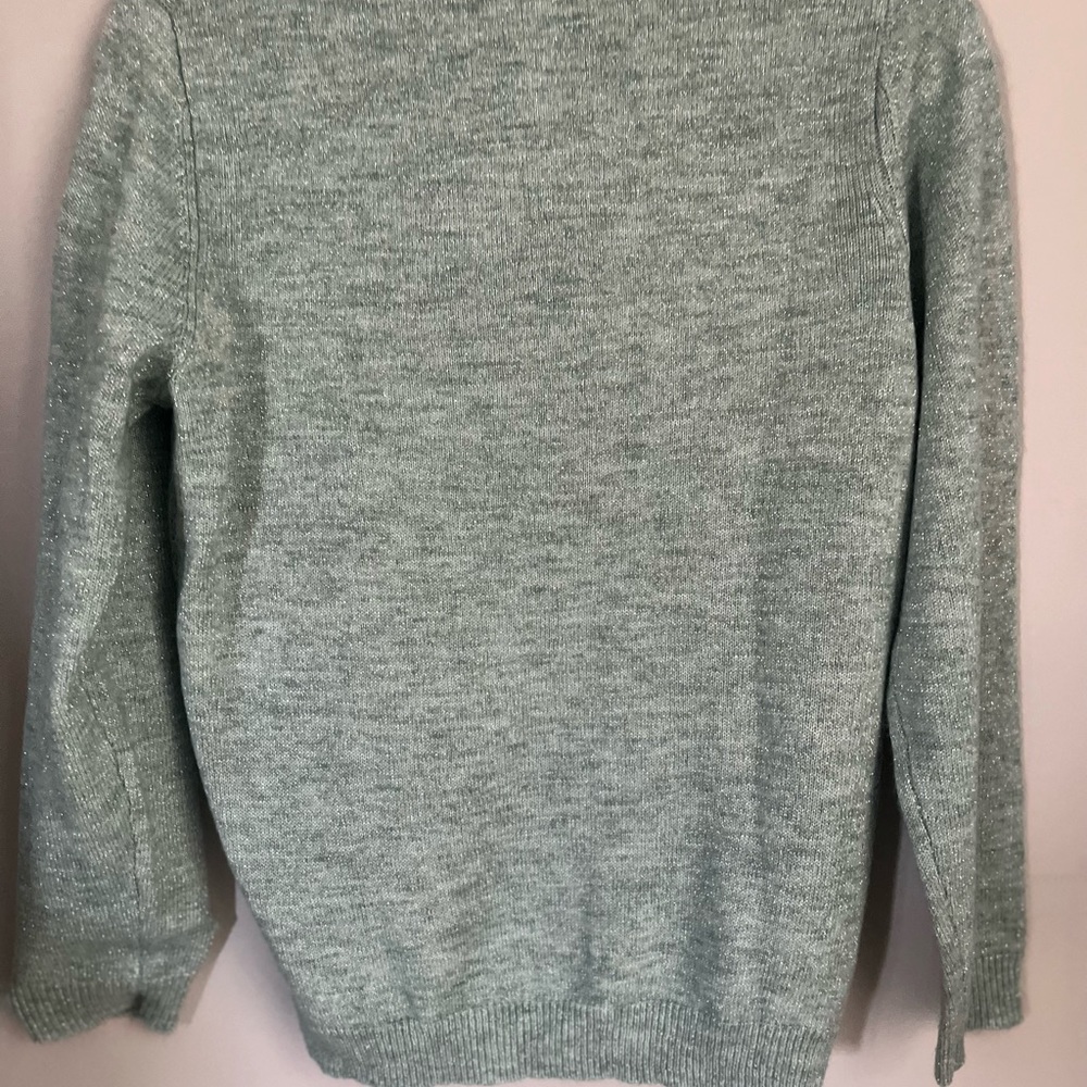 NWT Alfred Dunner Light Green Sweater -Small - Picture 4 of 6